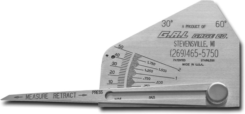 CALIBRADOR DE SOLDADURA GAL GAGE SKEW-T CAT-9