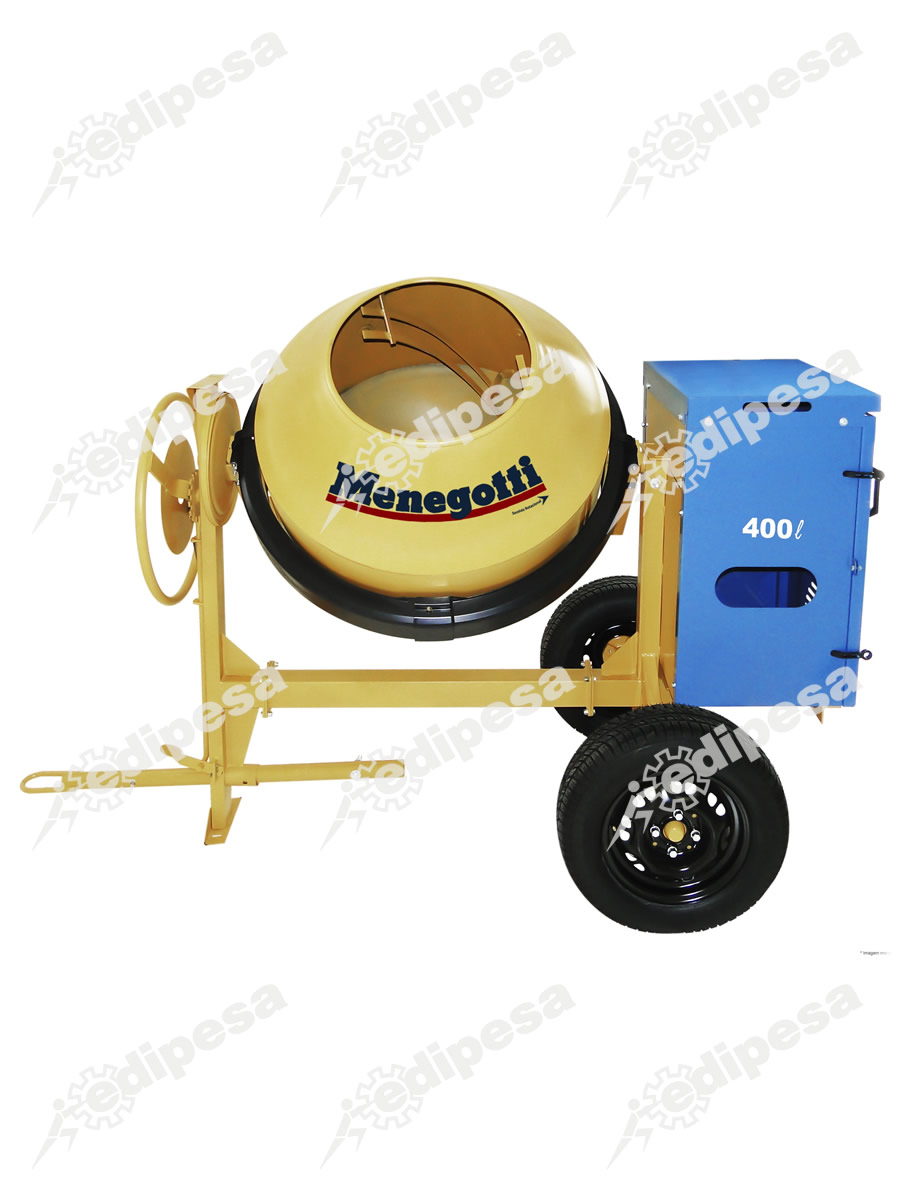 Mezcladora de Concreto MENEGOTTI 6.5HP Motor Kohler