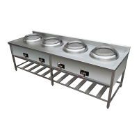 Cocina industrial a gas wok frionox - CW-4-95