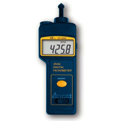 TACÓMETRO PORTÁTIL LÁSER Y CONTACTO LUTRON DT-2268