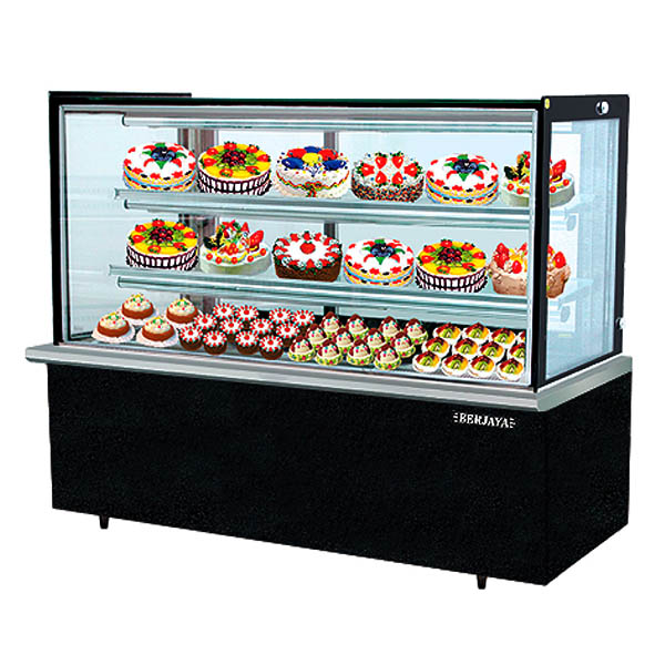 Vitrina de exhibicion vidrio recto Berjaya - RCS 5SB